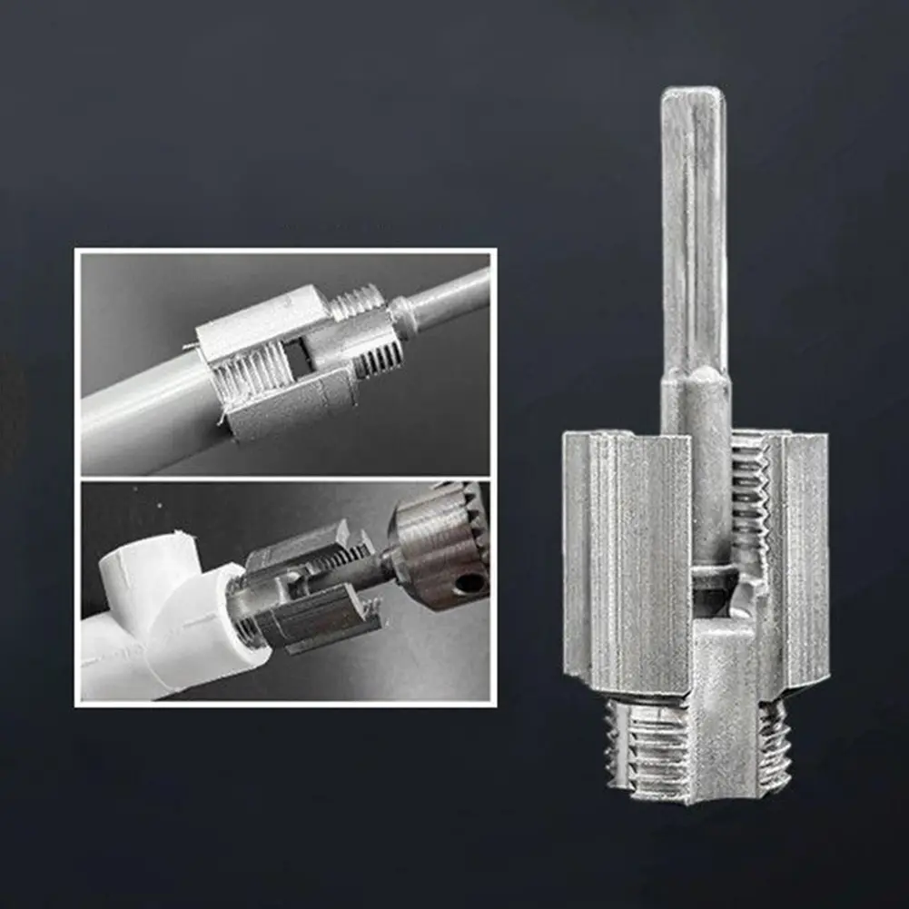 Integrated Internal & External Pipe Threading Tool PVC Pipe Thread Cutting Tool PVC Pipe Threader Kit