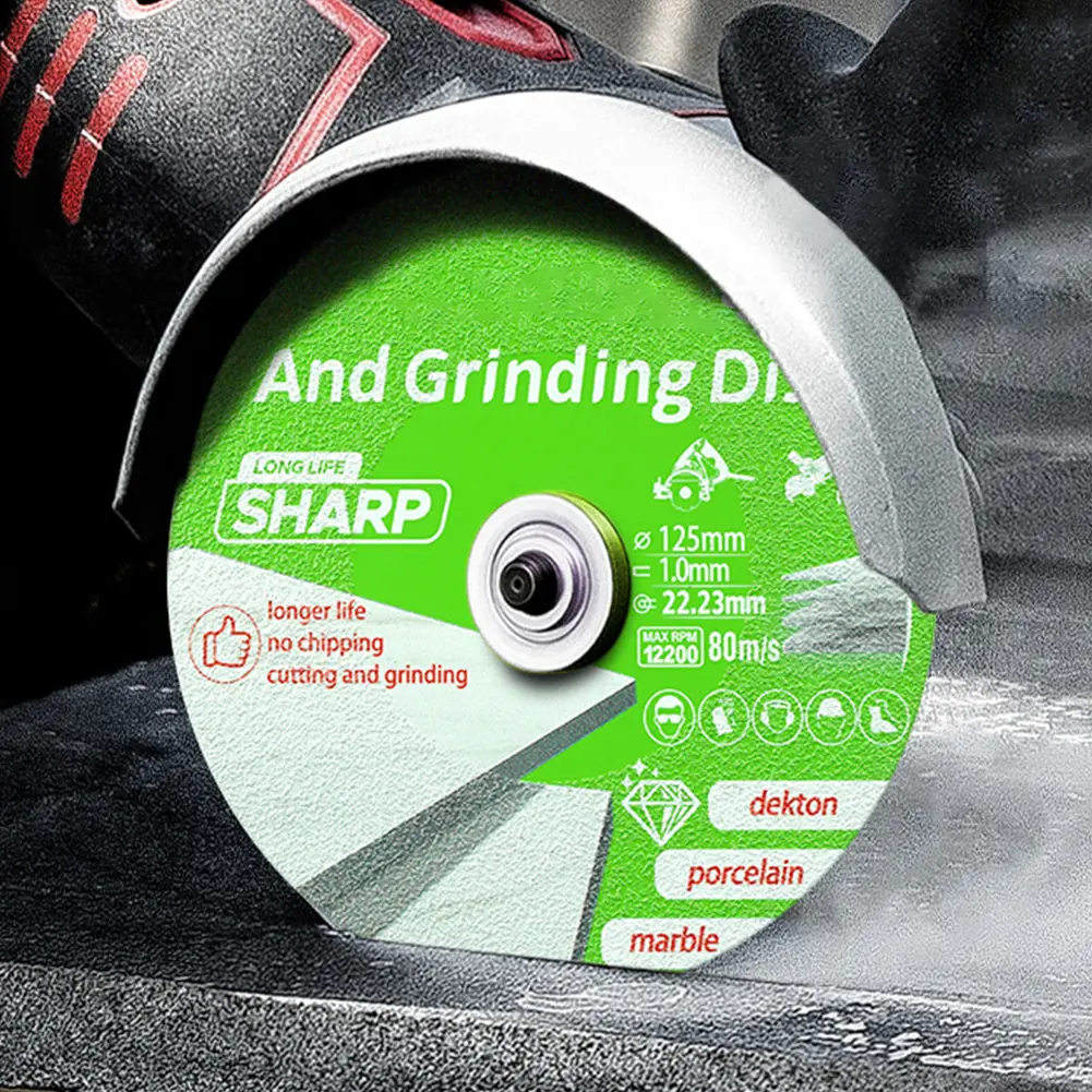 Rock Slab Grinding Disc Multi-Function Flat Angle Grinder Blade Diamond Grinding Disc for Marble Quartz Ceramic Glass