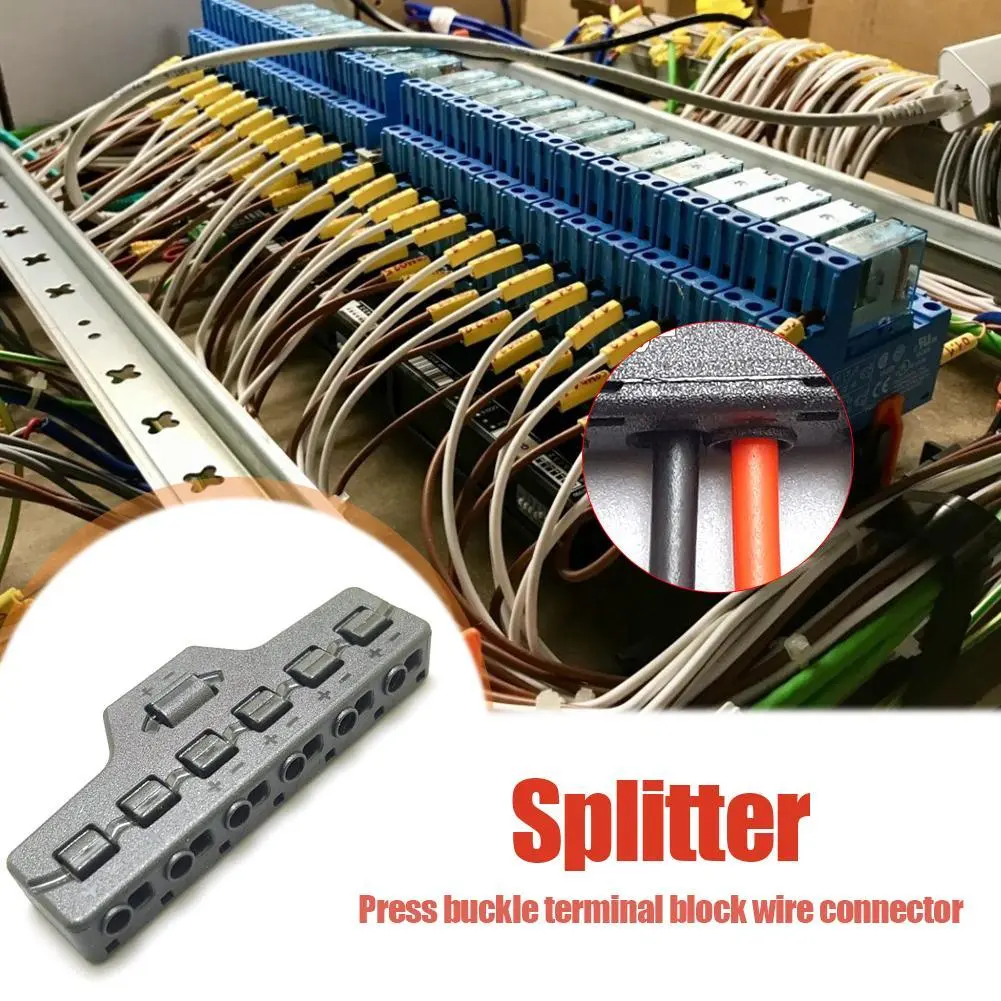 1-5pcs Railway Train Port Sharing Box 3/6 Distribution Port Hub For SMD Led Model Low Voltage Quick Connect Wire Splitter Block