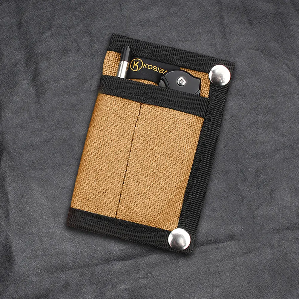 Tactical Mini Wallet Multifunctional Foldable Credit Card Holder Tactical Molle Storage Bag for Outdoor Camping Hiking Hunting