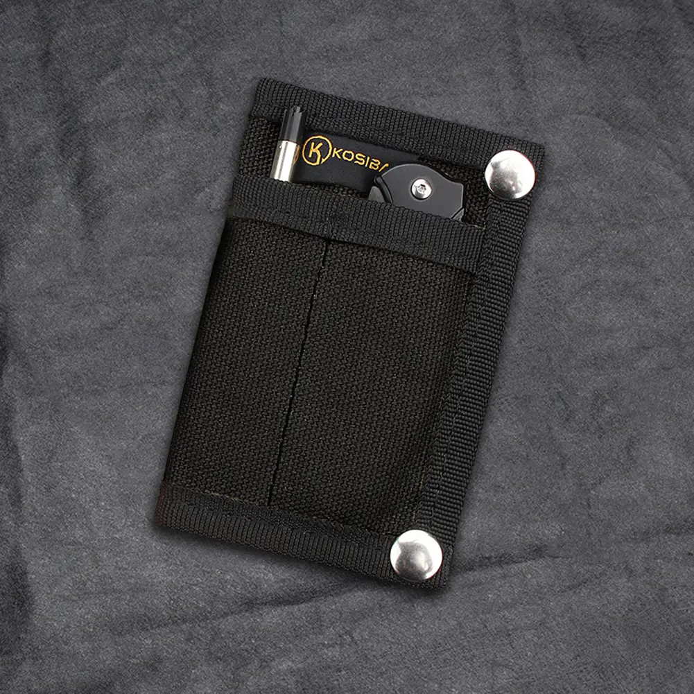 Tactical Mini Wallet Multifunctional Foldable Credit Card Holder Tactical Molle Storage Bag for Outdoor Camping Hiking Hunting