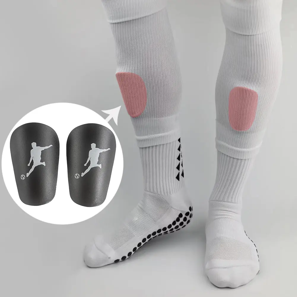 2Pcs Thickened Cushioning Football Leg Protection Equipment Mini Football Shin Pad Wear-resistant Football Training Shin Guards
