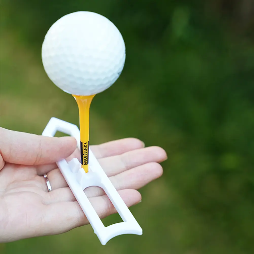 3Pcs Plastic Golf Tees Golf Ball Nails Tees More Stable Golf Training Ball Tee 11.5cm Golf Ball Holder Tees for Golf Sports