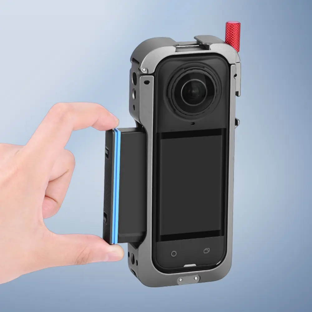 Camera Protective Frame For Insta360 X5 Quick Release Action Camera Frame Cold Shoe Mount Expansion Bracket Camera Accessories