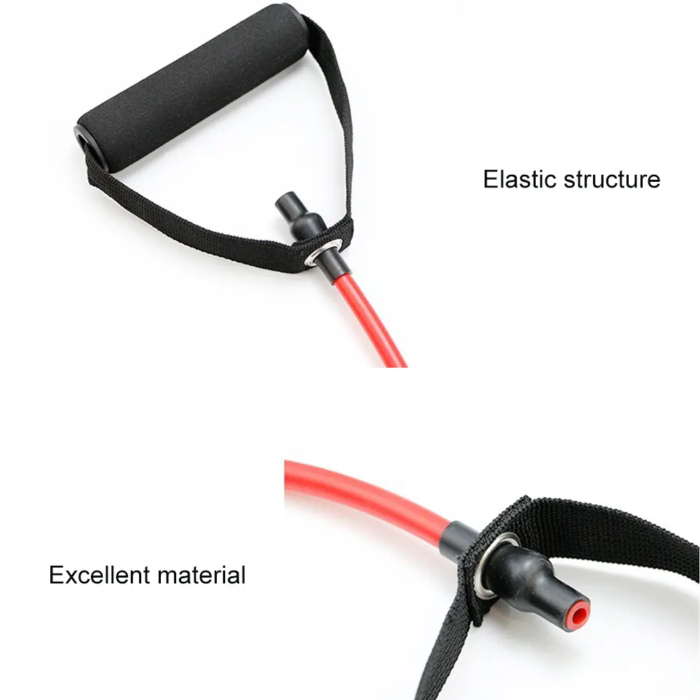 Exercise Cord with Handles Elastic Workout Bands Fitness Bands Legs Ankle Straps for Muscle Training/Shape Body/Physical Therapy