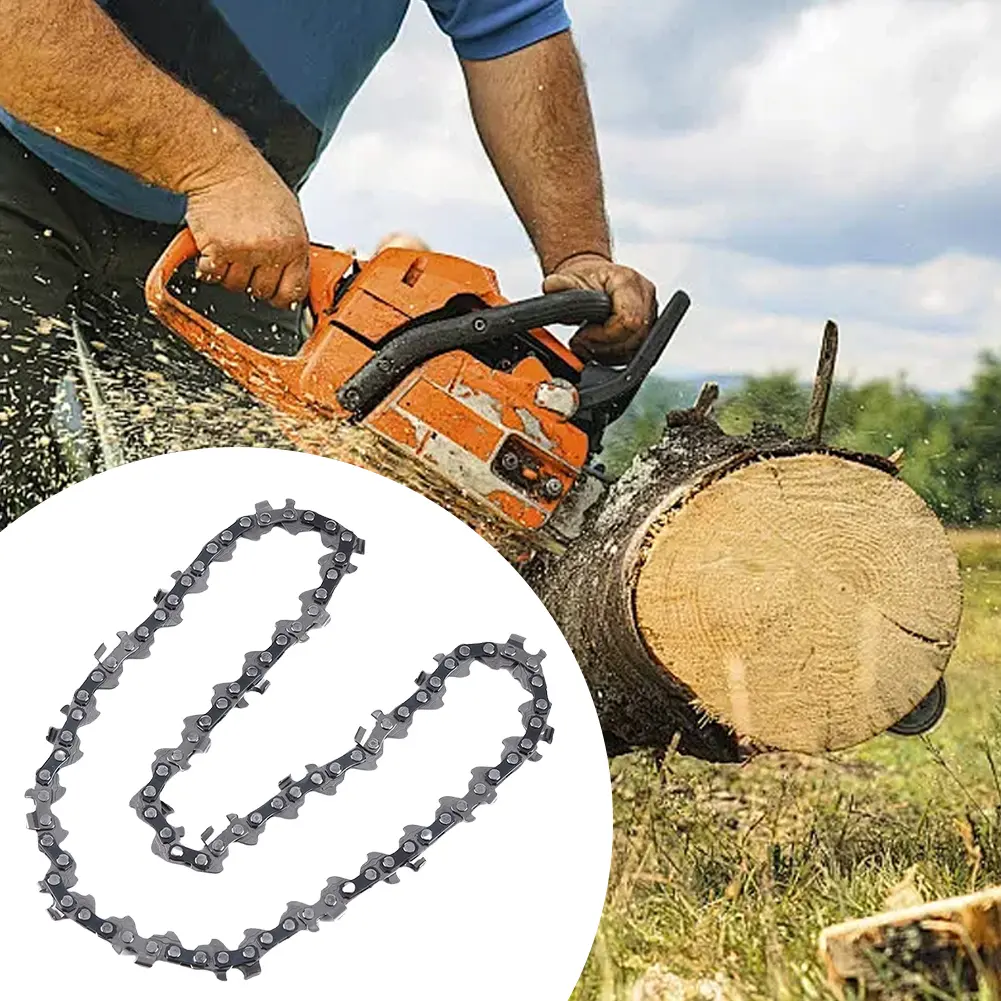 8 Inch Mini Steel Chainsaw Chain 45/48 Drive Links Saw Chain Replacement Chainsaw Saw Chain for Wood Branch Cutting
