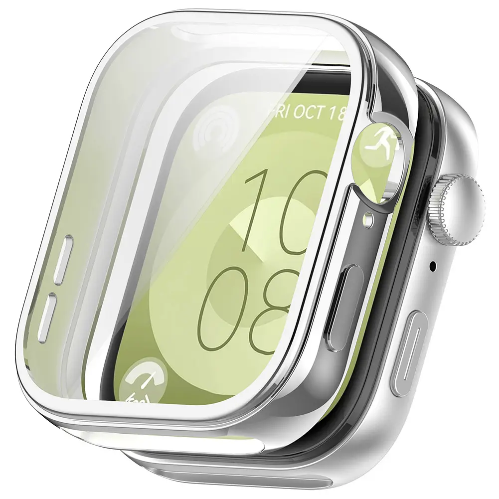 Soft TPU Case Full Protection Cover Anti-Fall Smart Watch Bumper Protective Shell Screen Protector Frame For Huawei Watch Fit 3