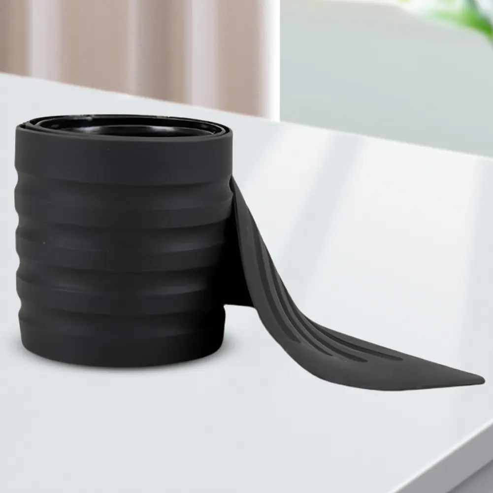 Rubber Mouldings Pad Trim Cover Strip Anti-Scratch Car Rear Bumper Guard Plate Cover Trim Car Trunk Protector Strip Car Styling