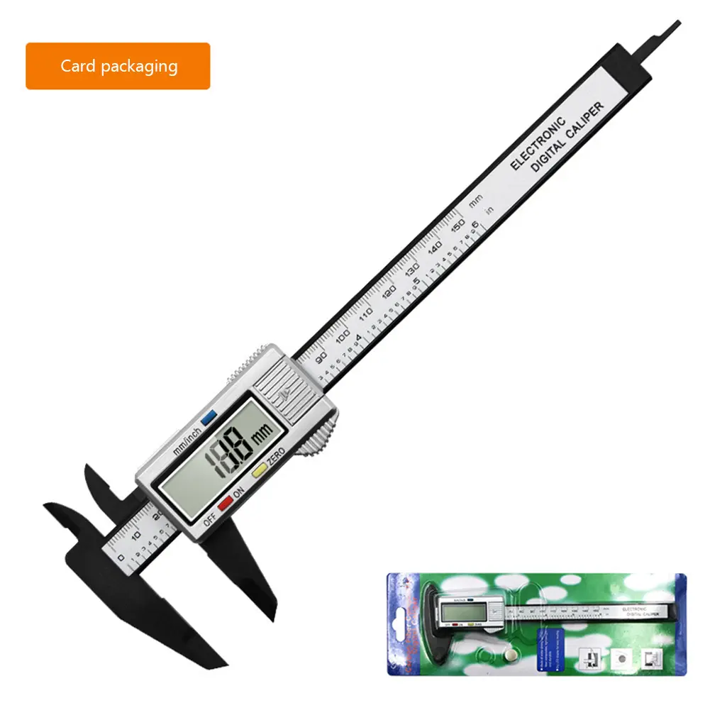 Carpentry Tools Thickness Gauge Digital Caliper Gadgets 4 Measuring Functions 0.1mm Accuracy for Jeweler Mechanic