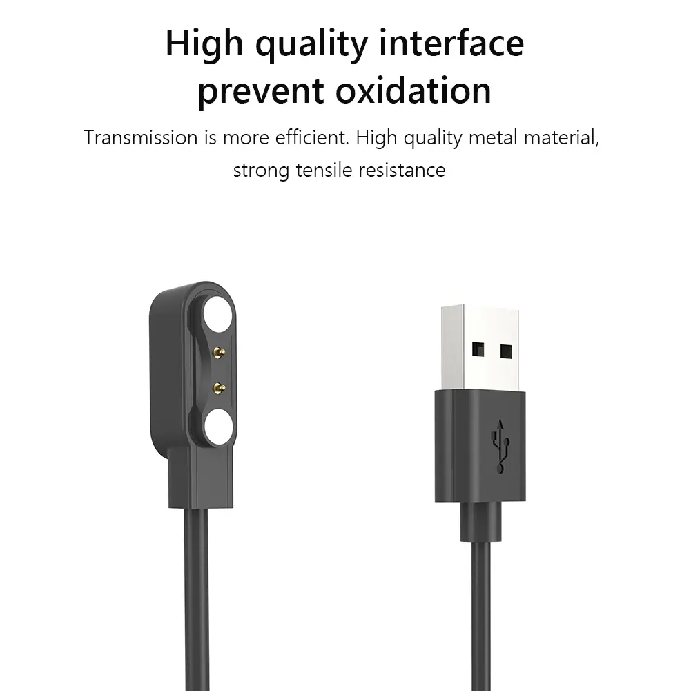 0.6/1M Power Charge Cable Replacement USB Magnetic Charging Cable Watch Charger Charging Cable for IMILAB W12 IMISW12/KW66 SW022