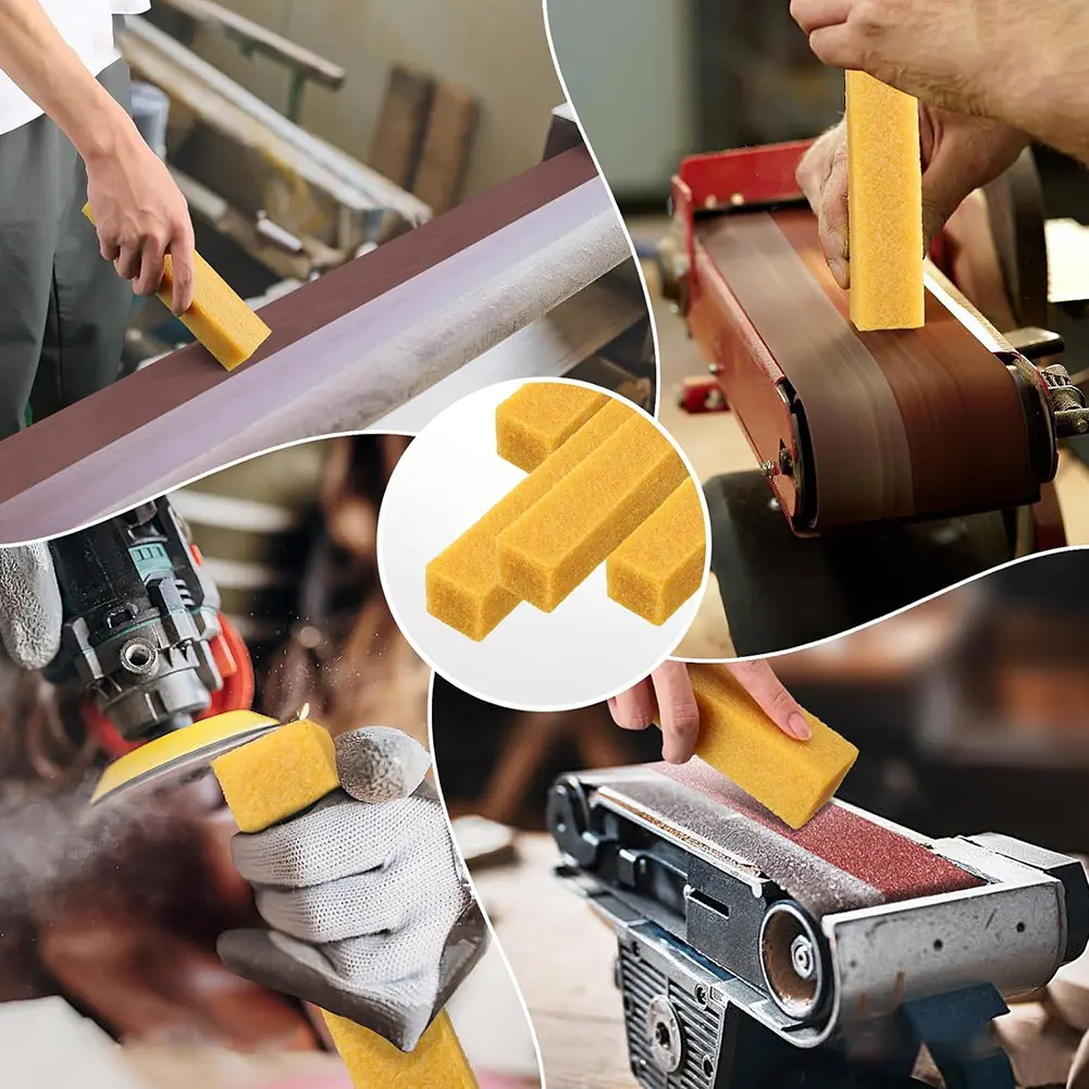 Abrasive Cleaning Stick Sandpaper Cleaner Rubber Eraser Sandpaper Belts Woodworking Shop Tools for Sanding Discs Sandpaper Belts