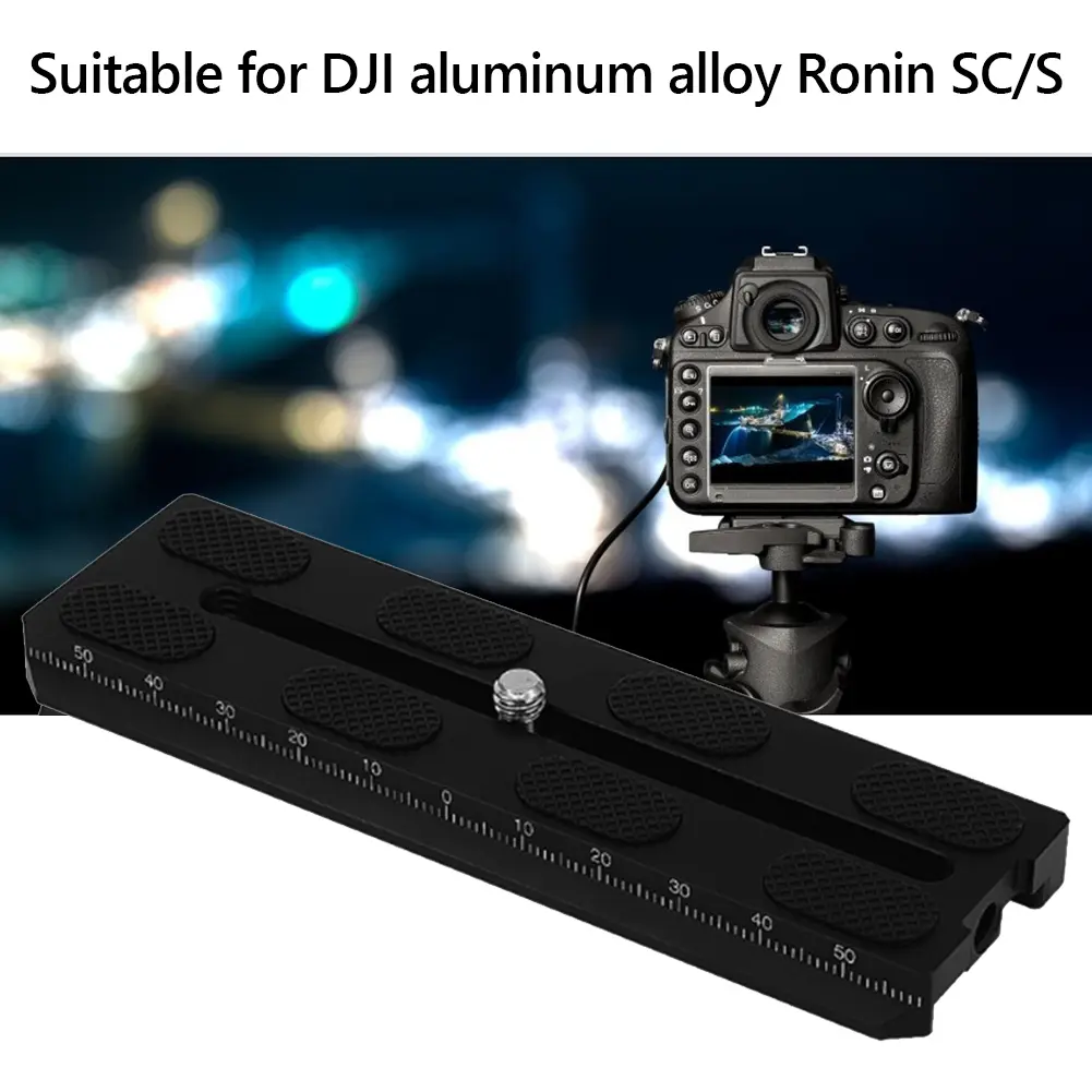 Camera Mount Quick Release Plate with Anti-skid Pad Replacement for DJI Ronin S SC Gimbal Stabilizer Accessory