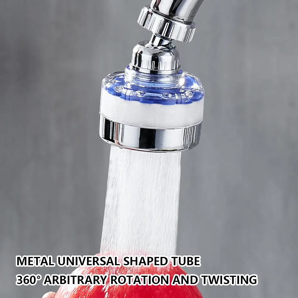 Faucet Mount Filters Pressurized Sink Faucet Water Filter Universal Bath Faucet Connector Splash Proof for Home Bathroom Kitchen