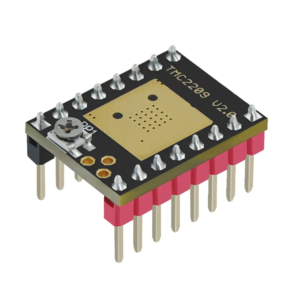 TMC2209 V2.0 Stepper Motor Driver UART Ultra Silent Stepsticks with Heatsink Up To 256 Subdivision for 3D Printer SKR V1.3/1.4