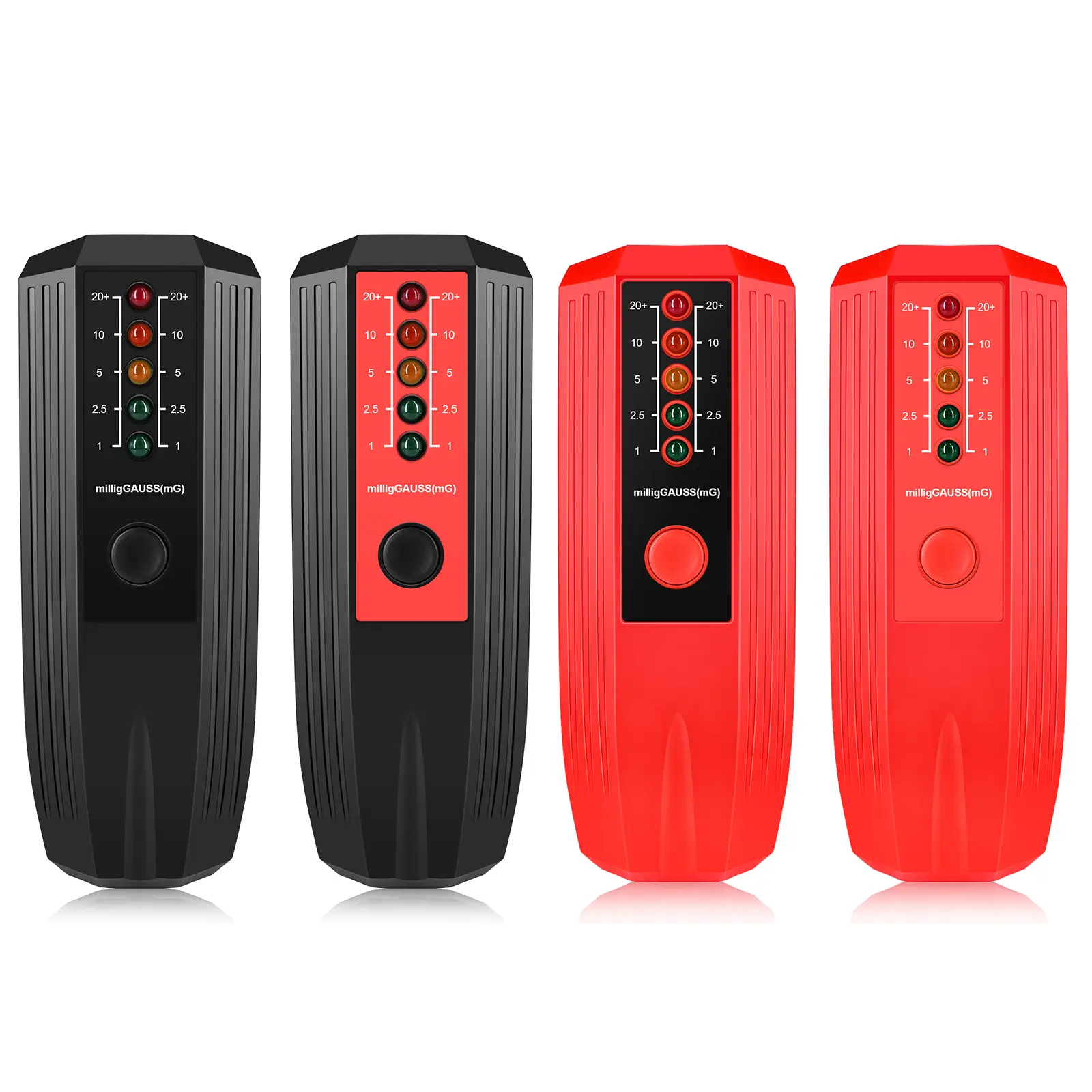 Portable Gauss Meter 5 LED Radiation Tester Handheld  for Abnormal Wave Research EMF Testing for Electrical Instruments