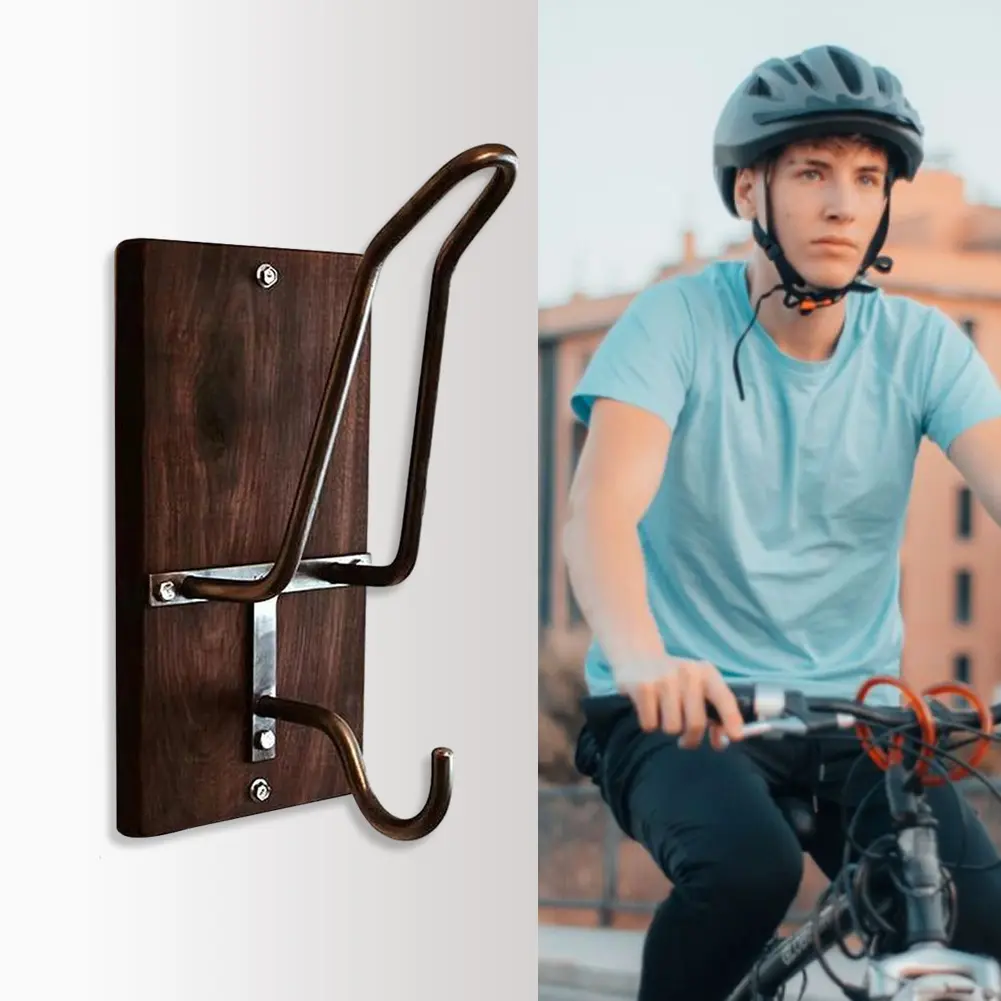 Helmets Display Holder with 2 Hooks Motorcycle Helmet Rack 180 Degree for Motorbike Coat Cap Baseball and Rugby Helmet