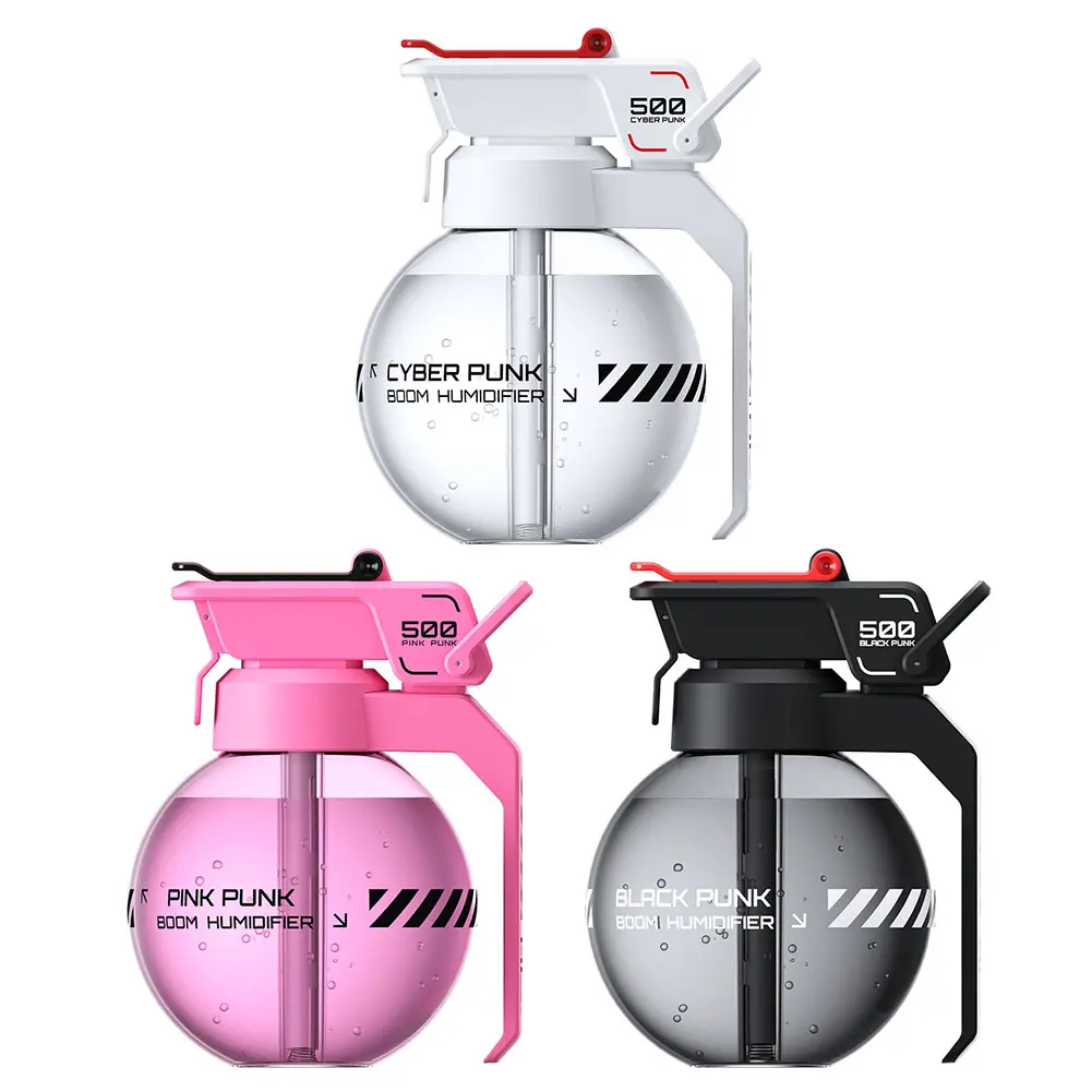 Home Grenade Air Humidifier Decor Aromatherapy Fragrance Diffuser Cool Mist Humidifier for Bedroom Office Creative Gift 2025