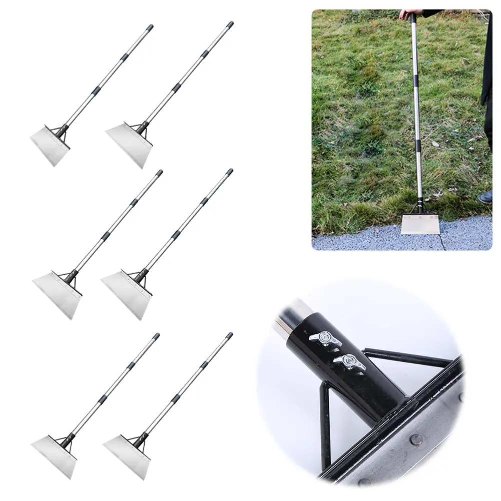 21-38 cm Outdoor Flat Shovel Snow Shovel Gardening Garden Cleaning Ice Scraper for Driveway Weeds Removal Farm Equipment Tools
