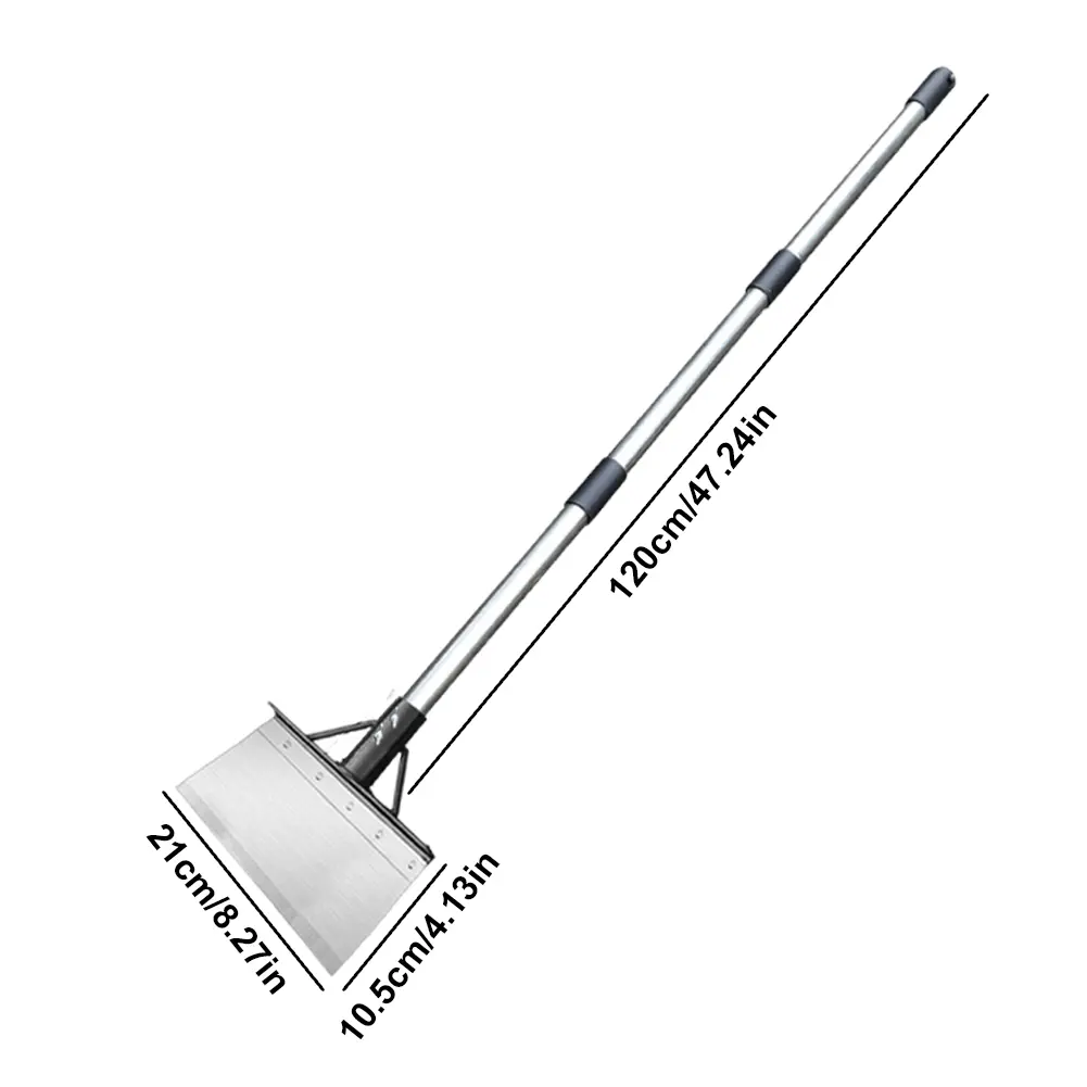 21-38 cm Outdoor Flat Shovel Snow Shovel Gardening Garden Cleaning Ice Scraper for Driveway Weeds Removal Farm Equipment Tools
