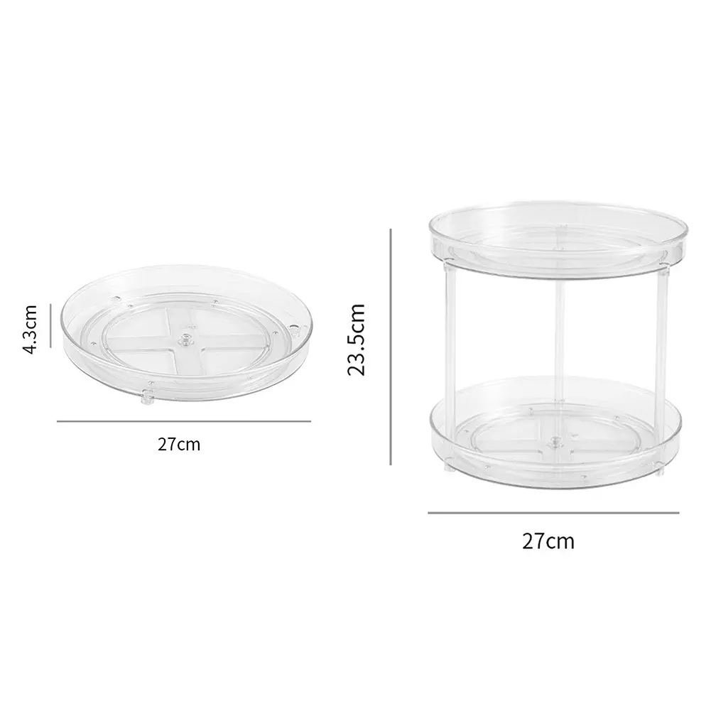 Condiment Bottle Holder Multifunctional 360 Degree Rotation Spice Organizer Seasoning Storage Rack for Kitchen Cabinet