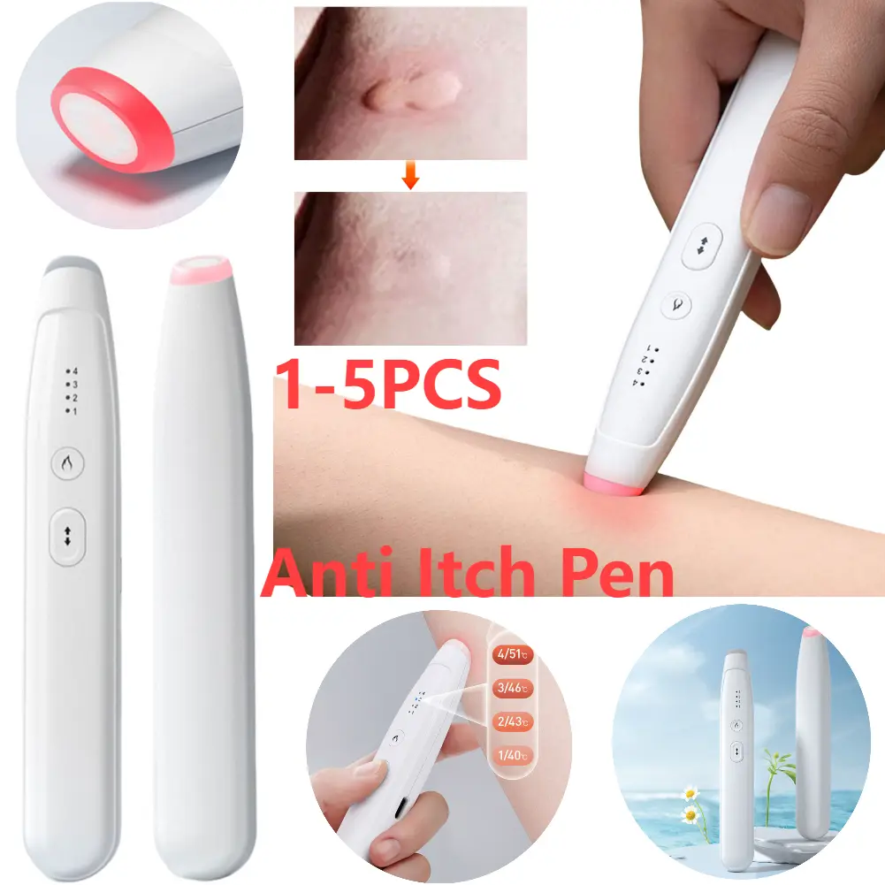 For Itching Bite Insect Mosquito Portable Pen Relieve Adult Children Anti-itch Physical Itch Stick Stop Antipruritic Pen 1-5PCS
