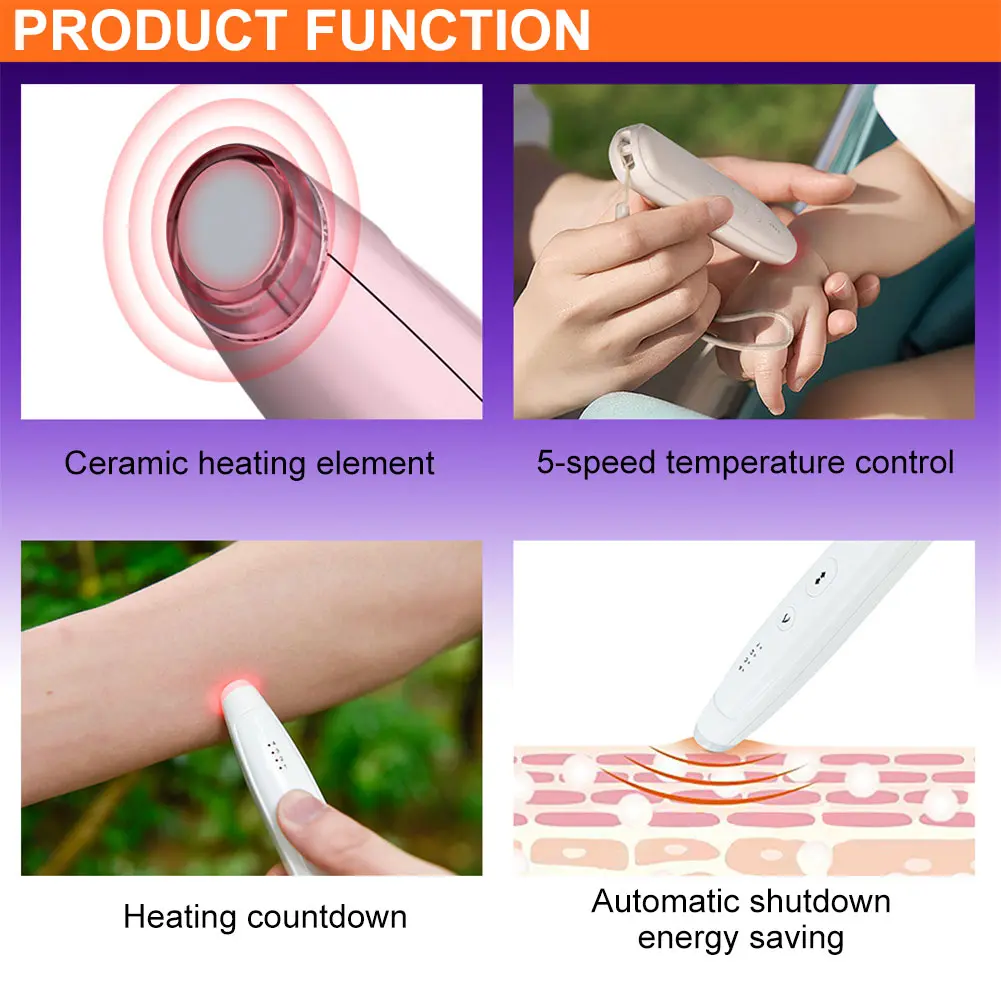 For Itching Bite Insect Mosquito Portable Pen Relieve Adult Children Anti-itch Physical Itch Stick Stop Antipruritic Pen 1-5PCS