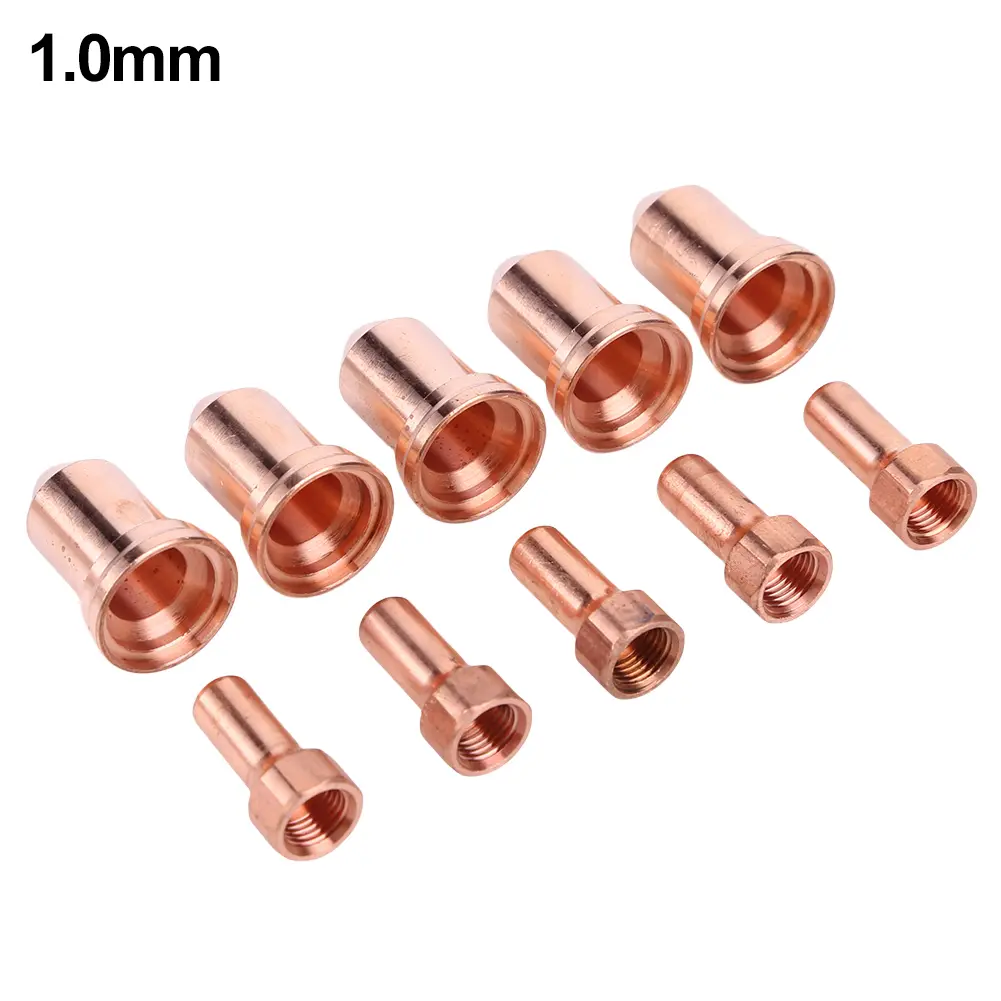 5 Sets Plasma Cutter Nozzle Electrodes Consumables Electrode 52558 Plasma Cutting Nozzle 51311 for PT80 PTM80 Plasma Torch