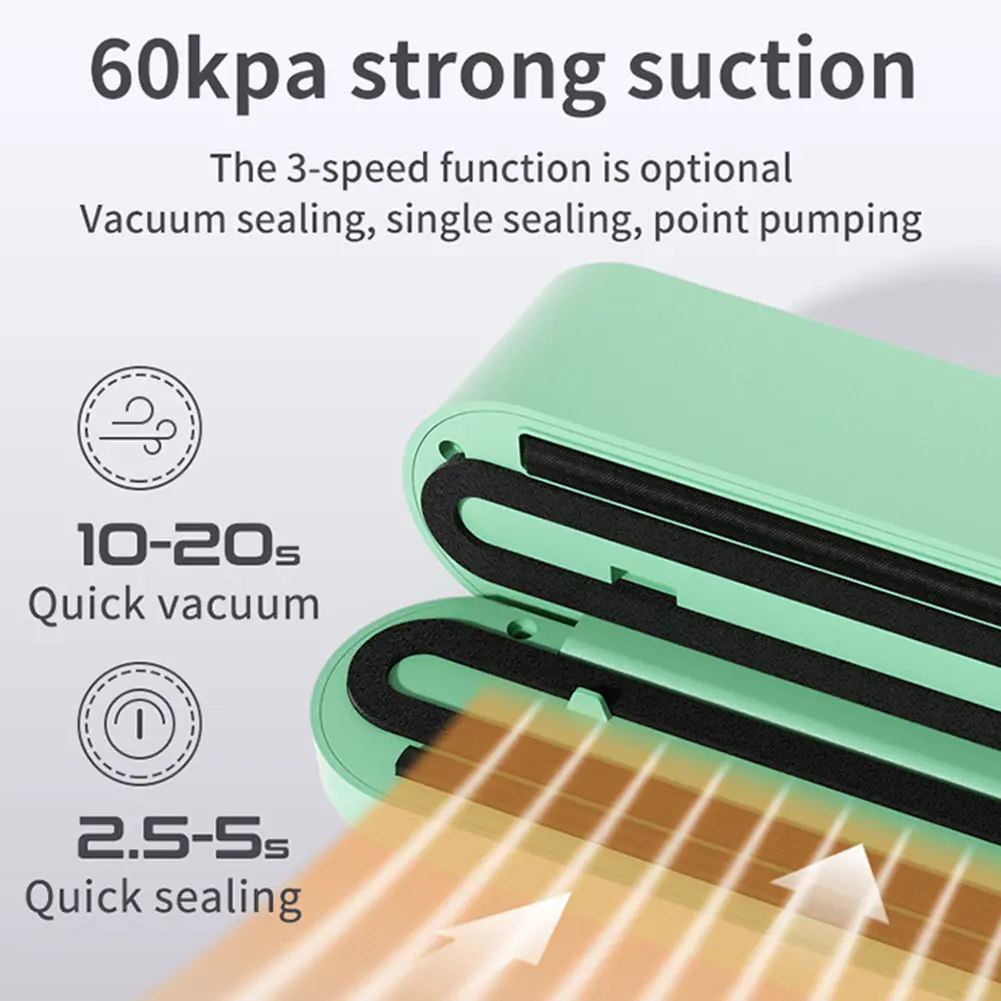Cordless Vacuum Sealing Machine for Snacks Food Storage Rechargeable Electric Vacuum Sealer Inflation Pump for Balls/Swim Ring