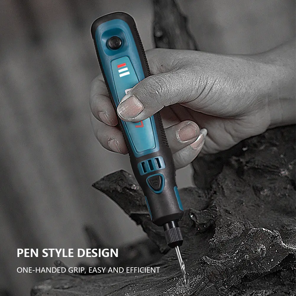 Wireless Engraving Pen Multi-Purpose Cordless Rotary Tool Kit 3-Speed Power Rotary Tool for Sanding Polishing Drilling Engraving