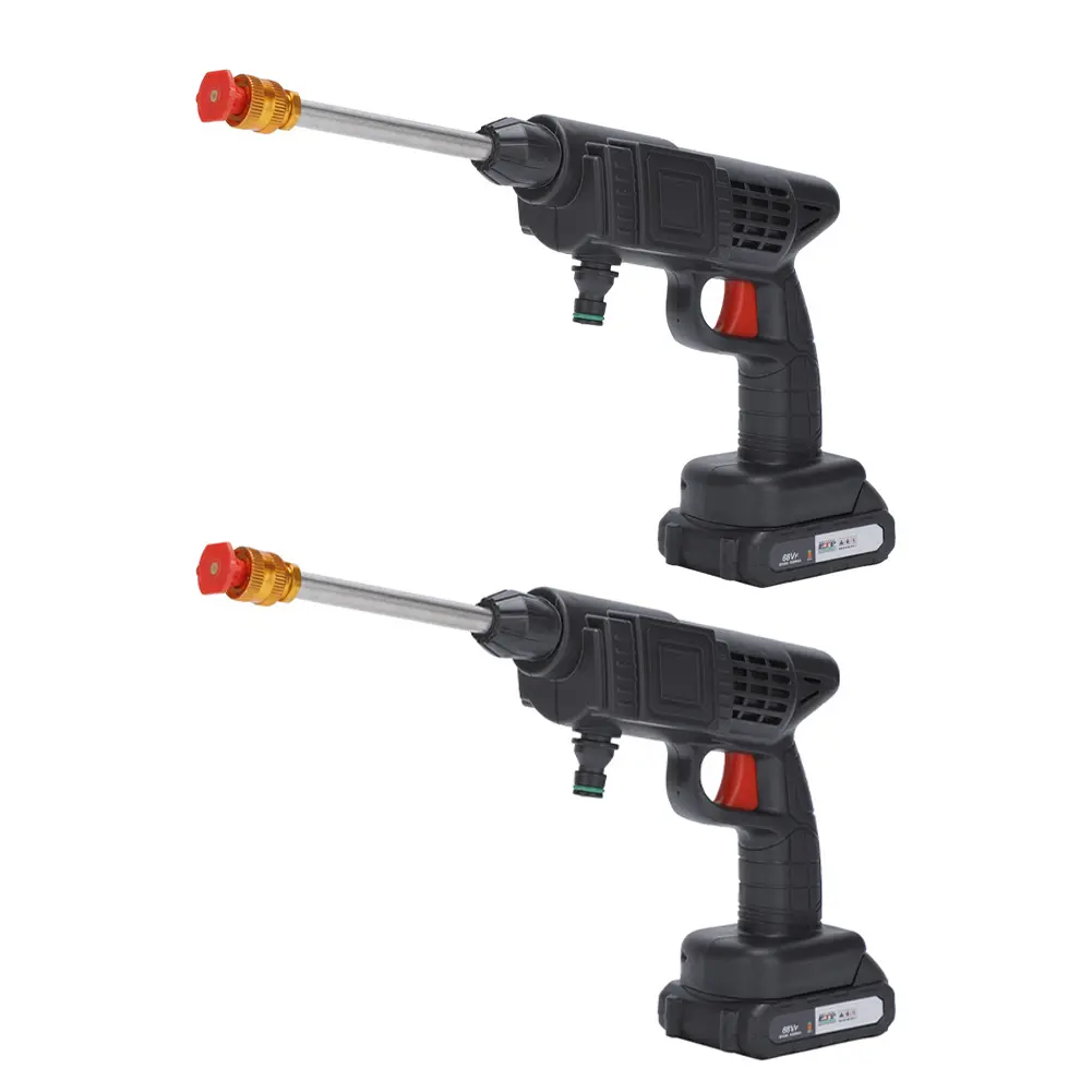 26Bar 21V High Pressure Car Water Gun 3 Modes Portable Cleaning Machine Electric Spray Water Gun for Auto Home Garden Cleaning
