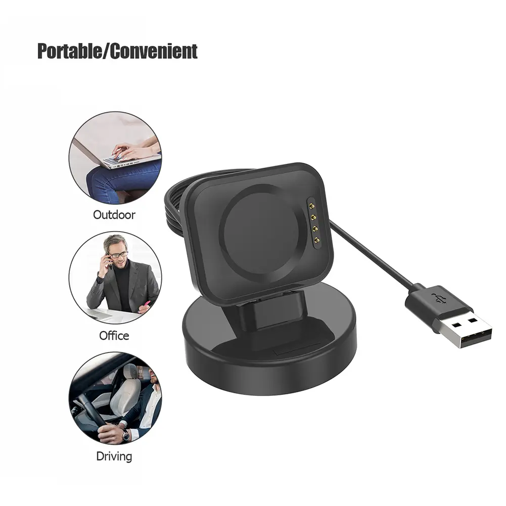2 in 1 Charger Dock Mobile Phone Holder 100cm Charger Cradle Dock Smart Watch Accessories Charger Stand for OPPO Watch 3 Pro/3/2