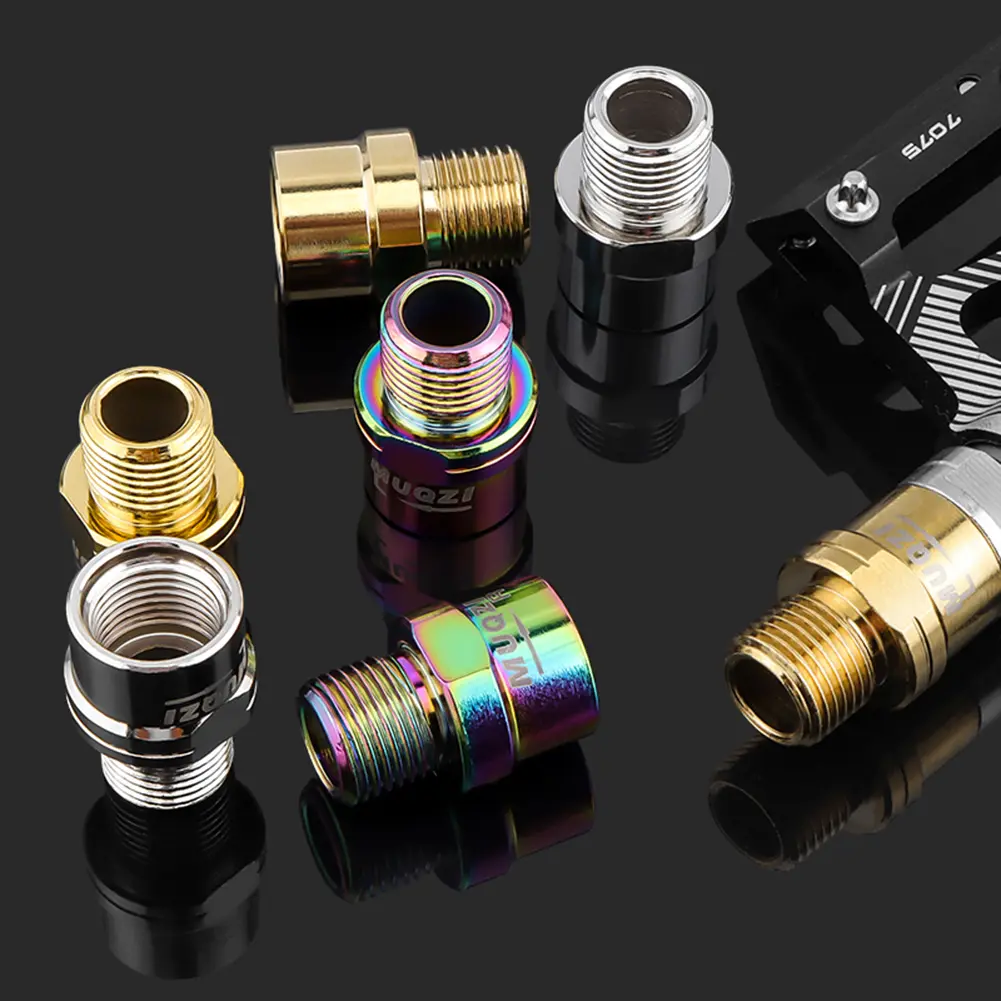 MUQZI Bike Pedals Adapters Spacers Left Right Signs Cycling Accessories Anti Corrosion Bike Pedal Extension Bolts Spacers