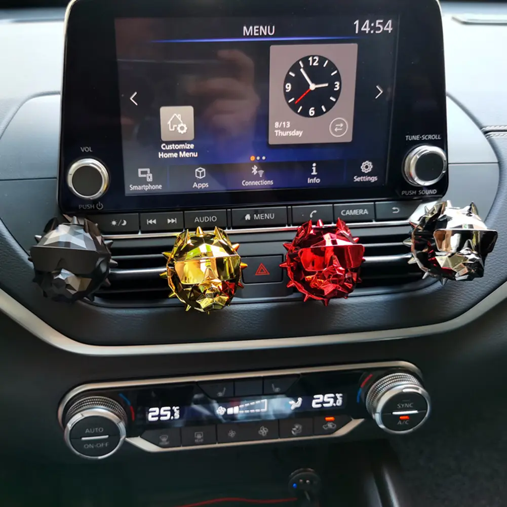 Bulldog Auto Vent Air Freshener Exquisite Auto Internal Vent Fragrance Scent Odor Diffuser Small Interior Aromatherapy Ornament