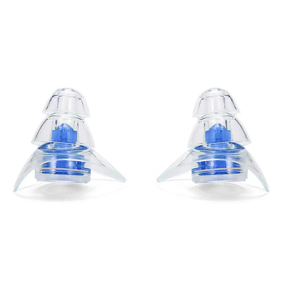1 Pair Noise Reduction Silicone Ear Plugs Noise Cancelling Ear Plugs Sound Insulation Earplug for Sleeping Study Concert Hearing
