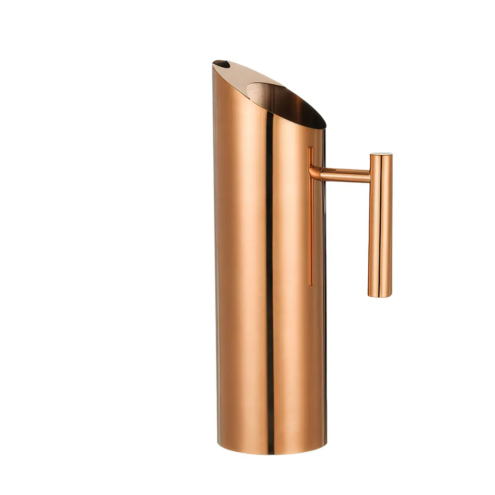 1.5/2L Stainless Steel Tea Kettle Large Capacity Water Pitcher Ergonomic Handle Water Jug for Hotel Restaurant