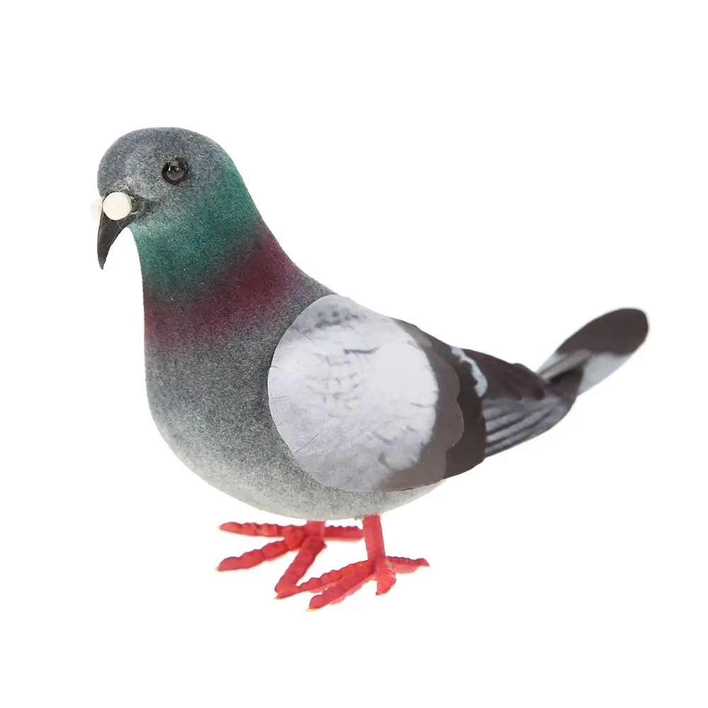 Miniatures Bird Figurines Art Crafts Foam Small Pigeon Artificial Imitation Handmade Beautiful Handcrafts Christmas Decorations