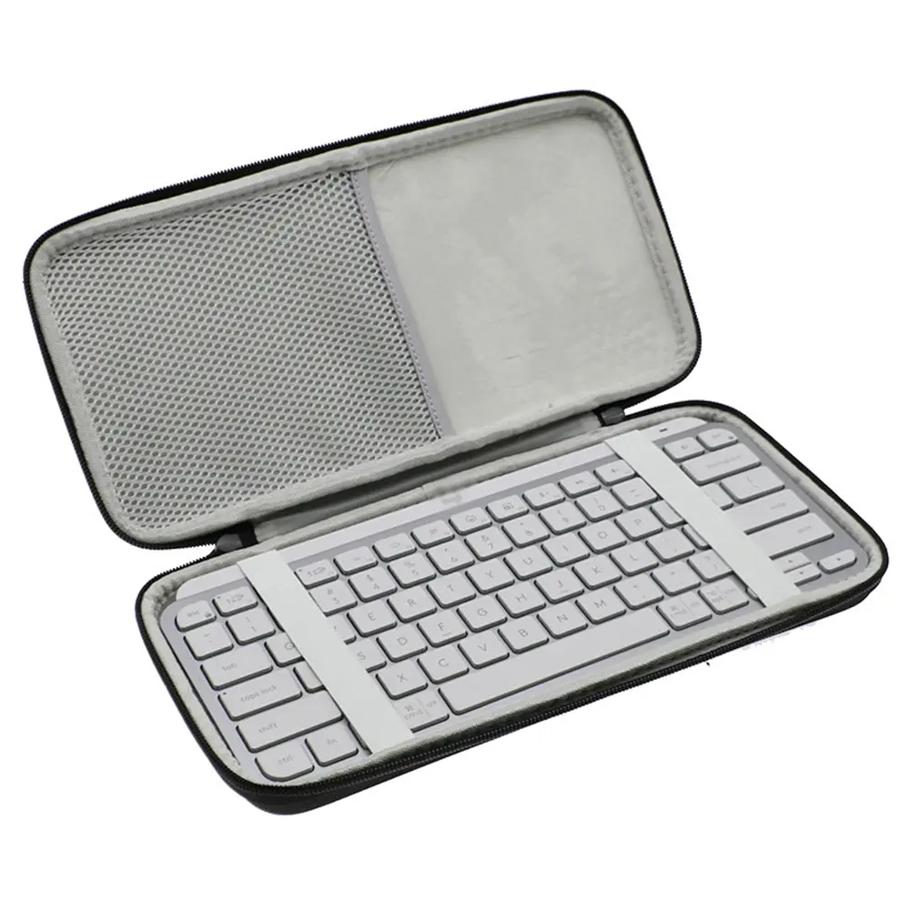 EVA Hard Case Illuminated Keyboard Protective Storage Bag Storage Case for Logitech MX Keys Mini Keyboard