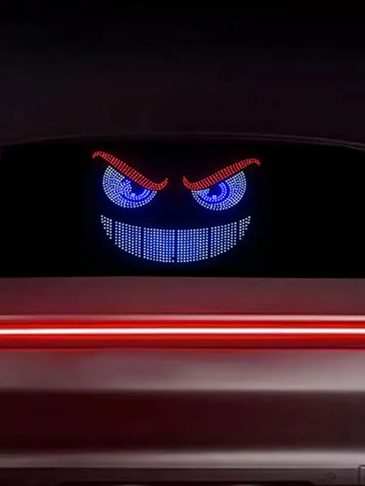 Cars Devil Eyes Light Car Eyes LED Light Decorative Dynamic Devil Eyes Car Light USB Plug In Signal Light for Cars Windshield