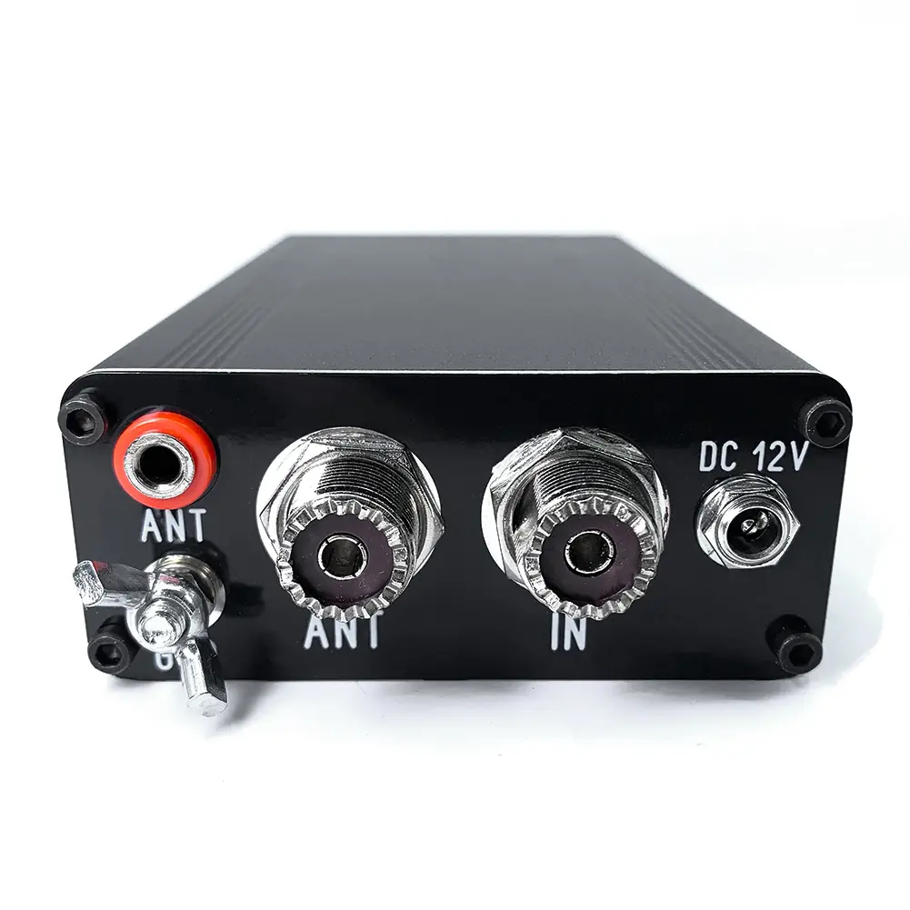 ATU-130 MAX Mini Automatic Antenna Tuner 1.8-50MHz 200W Miniature Shortwave Antenna Tuner Update Version of ATU-100 ATU100