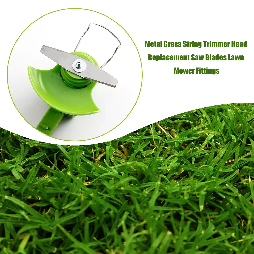 Steel Lawn Mower Grass String Trimmer Head Replacement Brush Cutter Saw Blades Garden Power Tool Parts Accessories