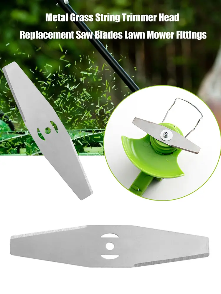 Steel Lawn Mower Grass String Trimmer Head Replacement Brush Cutter Saw Blades Garden Power Tool Parts Accessories