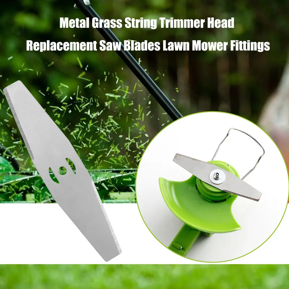 Steel Lawn Mower Grass String Trimmer Head Replacement Brush Cutter Saw Blades Garden Power Tool Parts Accessories