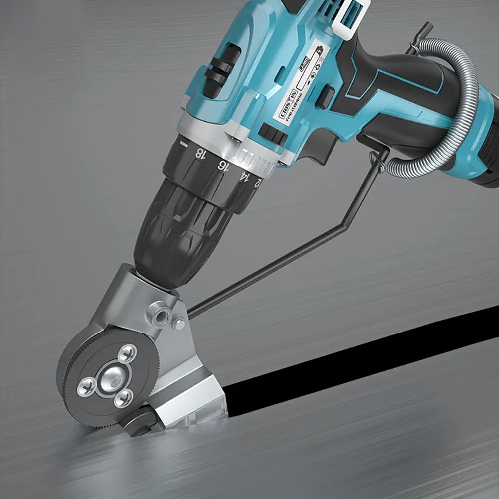 Electric Drill Plate Cutter Metal Sheet Cutter Adapter Attachment Electric Drill To Shears Cutter Nibbler Cutting Iron