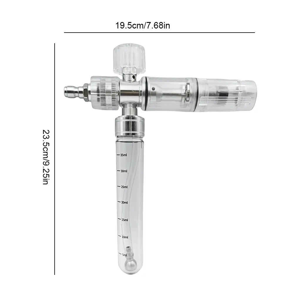 35ml Soap Foam Spray Bottle with 1/4 Inch Quick Connector Pressure Washer Gun Adjustable Foam Spray Pot for Cleaning Cars SUVs