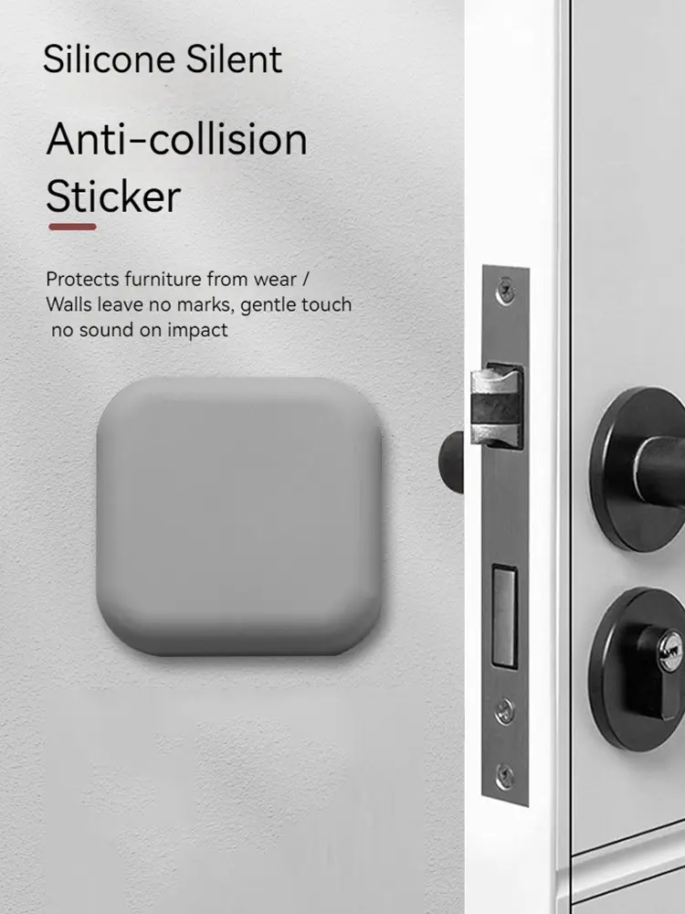 Door Buffer Quiet Wall Shield Cushion Self-adhesive Wall Protector Pad for Wall Protection