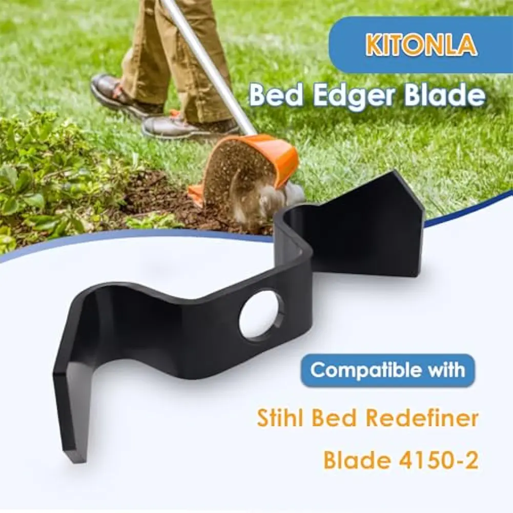 High Carbon Steel Bed Edger Blade 4180 710 6001 Replacement Part for Stihl Bed Redefiner Blade 4150 2