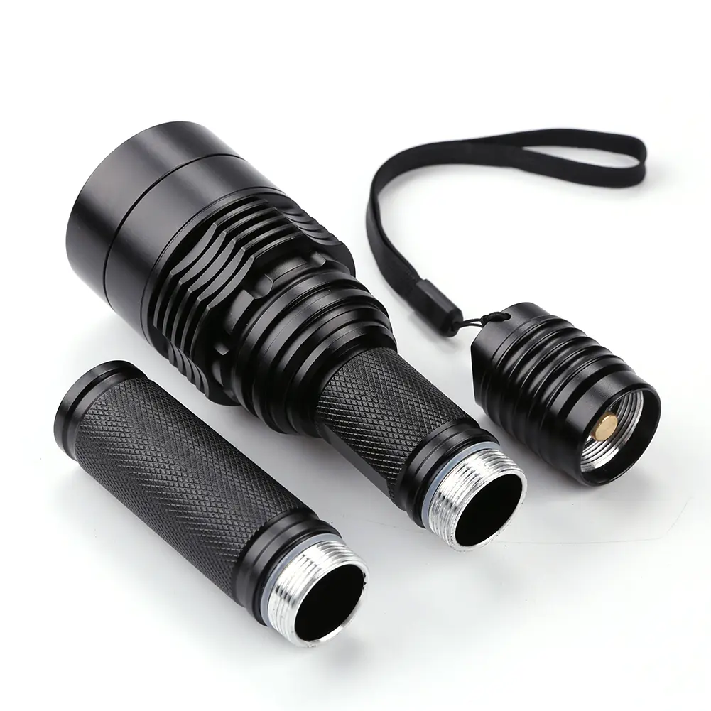Infrared Zoom Flashlight IR Night Vision Hunting Torch 850nm LED Aluminium Alloy Lightweight Easy Carrying LED Flashlight Lamp