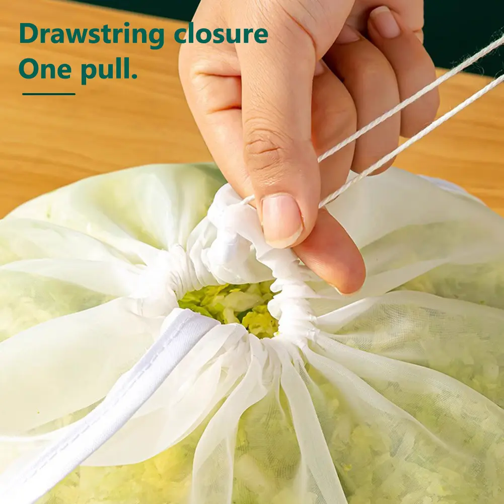 Reusable Soy Milk Bag Multi-Function Mesh Strainer for Oat and Almond Milk Vegetable Moisture Extraction