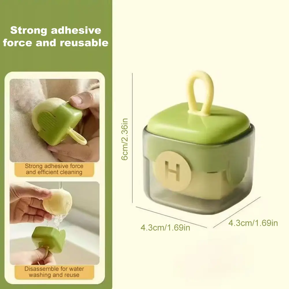 1-15PCS Washable Lint Remover Clothes Roller Portable Pet Hair Remover Dust Removal Eliminator Brush Hair Sticky Cleaning Tools