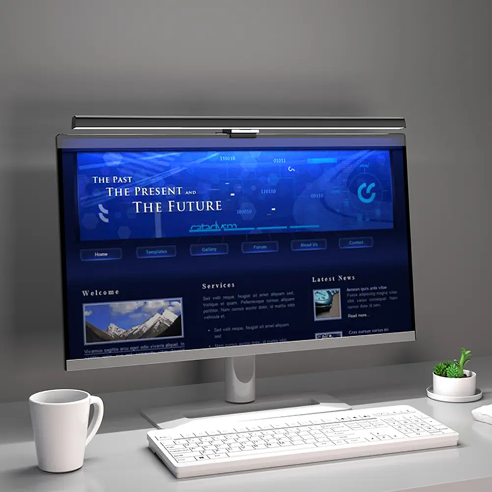 LED Monitor Light Bar USB Powered Computer Monitor Lamp Screen Light Bar for Desk/Office/Home/Game
